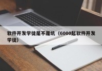 软件开发学徒是不是坑（6000起软件开发学徒）