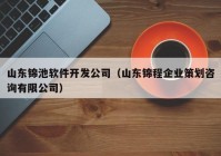 山东锦池软件开发公司（山东锦程企业策划咨询有限公司）