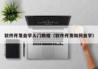 软件开发自学入门教程（软件开发如何自学）