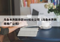 乌鲁木齐新市区seo优化公司（乌鲁木齐网络推广公司）