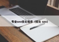 专业seo优化程序（优化 seo）